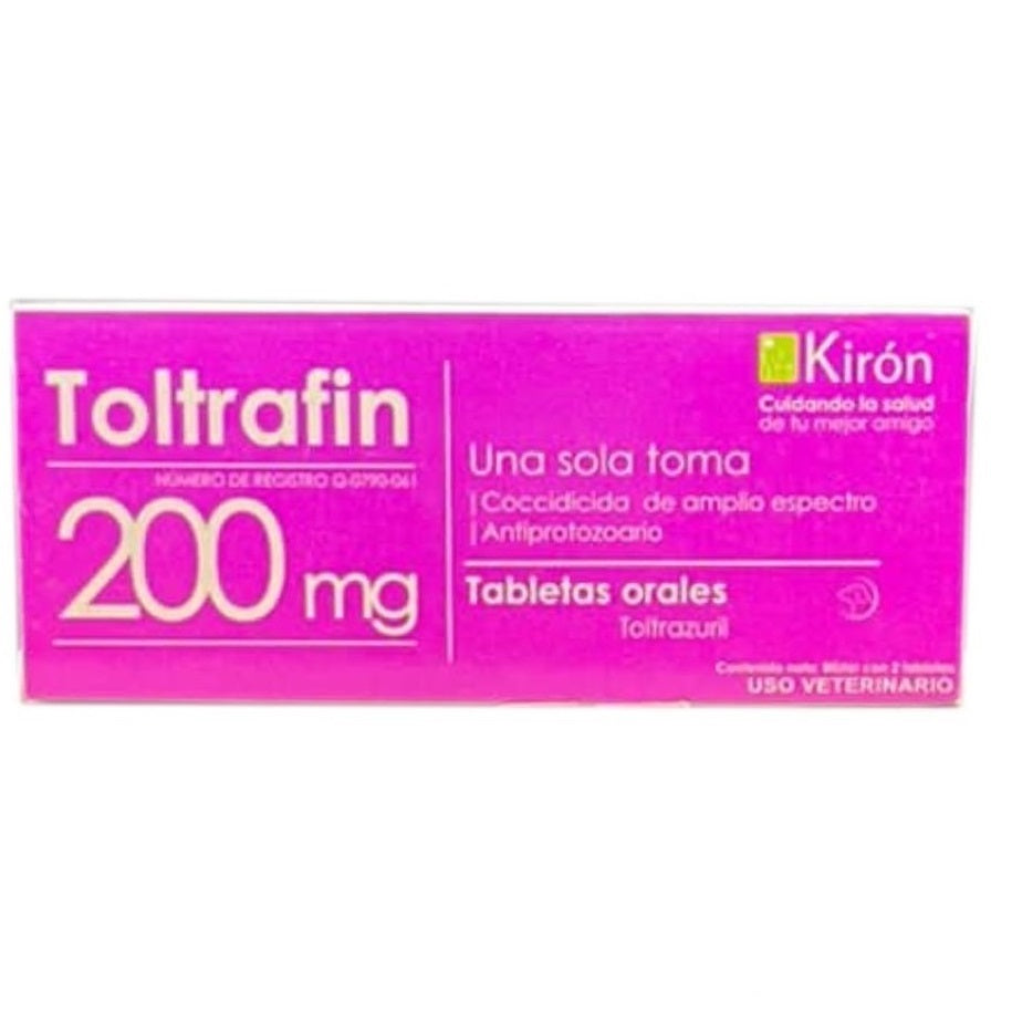 Toltrafin 200 Blister 2 tabletas (Toltrazuril)